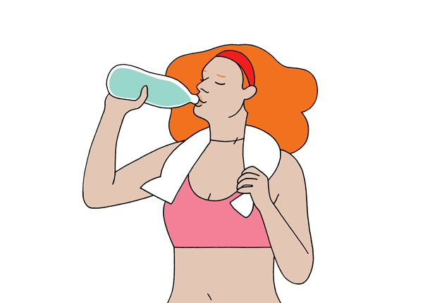 Когда пить воду после тренировки пить не стоит