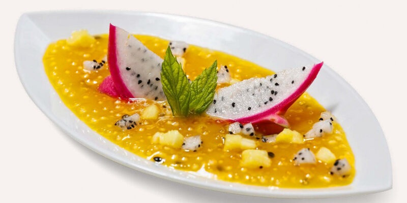 Апельсиновая тапиока - вкусный и полезный десерт от шеф-повара Palace Merano