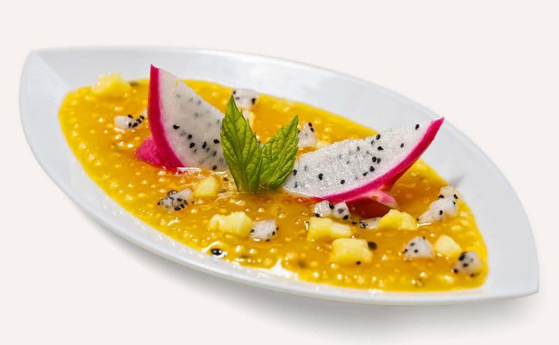 Апельсиновая тапиока – вкусный и полезный десерт от шеф-повара Palace Merano