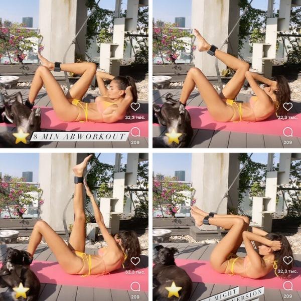 4 упражнения по 30 секунд: самая простая тренировка для плоского живота от модели Victoria’s Secret